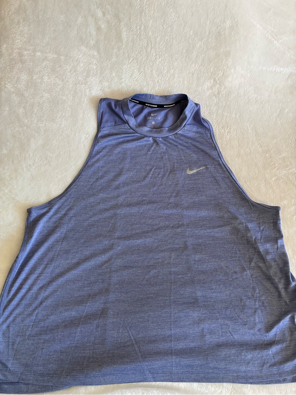 Nike Sleeveless Dri-FIT Tank Top - Heather Blue